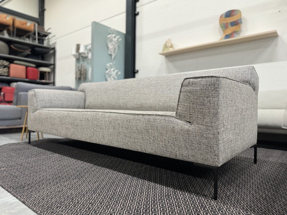 Image 1 of Design auf Lager Bloq 3 Sitzer Sofa Stanton Braun Weiß