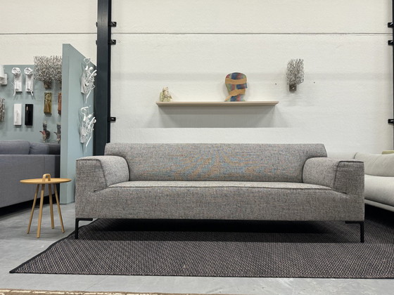 Image 1 of Design auf Lager Bloq 3 Sitzer Sofa Stanton Braun Weiß