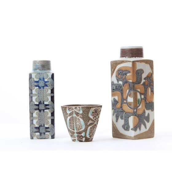 Image 1 of Klein geschnittenes Bakamuster 7213216 von Nils Thorssen für Royal Copenhagen - 1960er Jahre