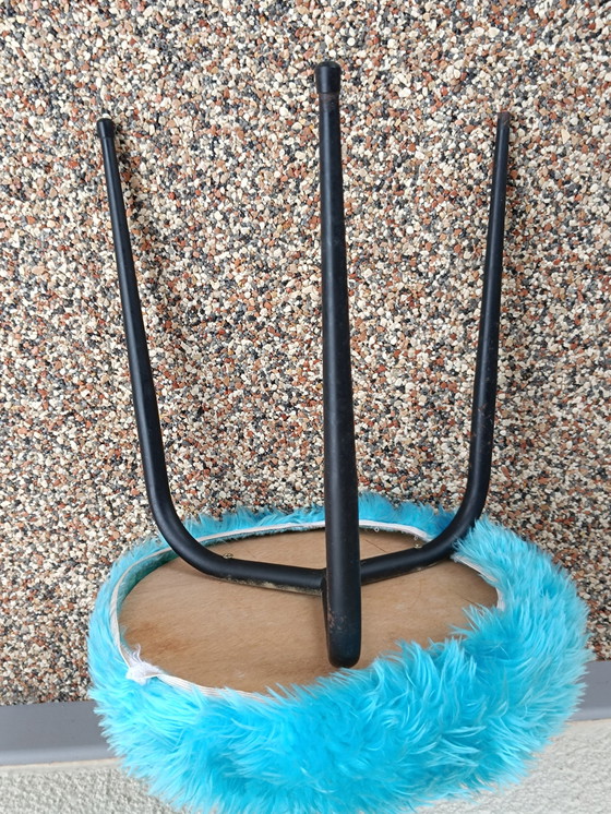 Image 1 of Hocker Moumoute Blau