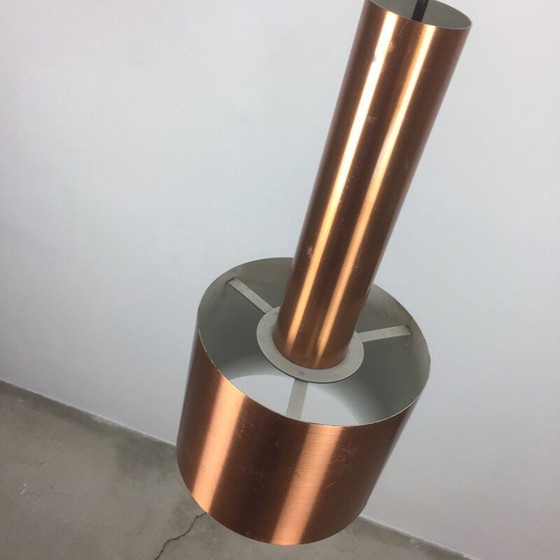 Image 1 of Paar Pendelleuchten aus Metall von Jo Hammerborg für Fog and Mørup, 1963