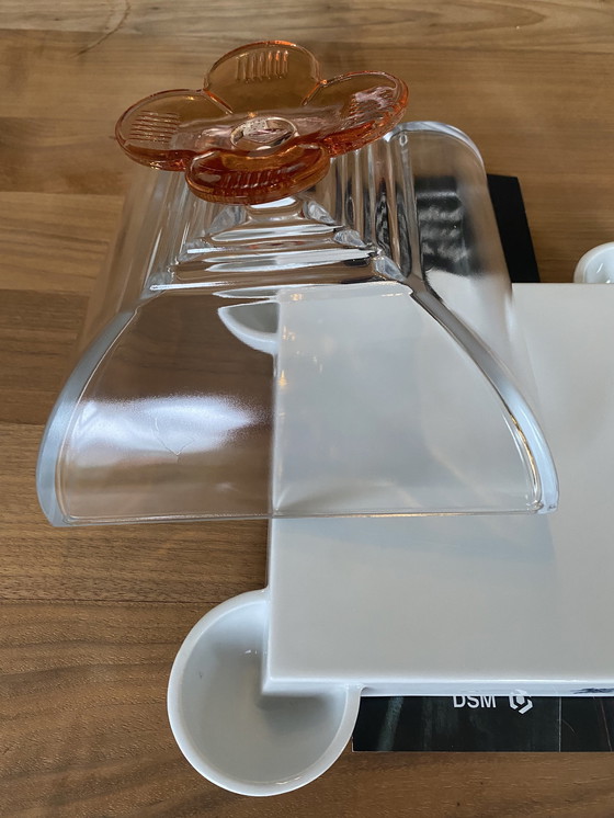 Image 1 of Bořek Šípek Käseglocke aus Kristall und Porzellan