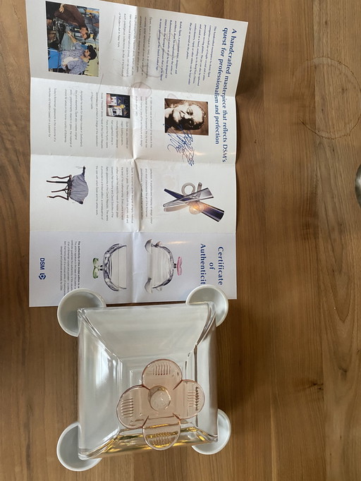 Bořek Šípek Käseglocke aus Kristall und Porzellan