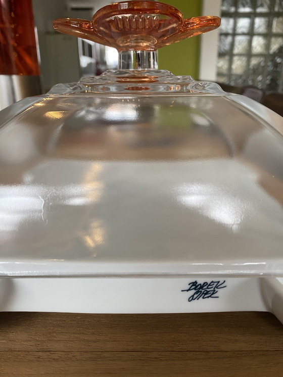 Image 1 of Bořek Šípek Käseglocke aus Kristall und Porzellan