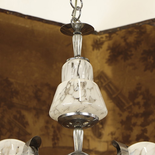 Vintage Art Deco Kronleuchter