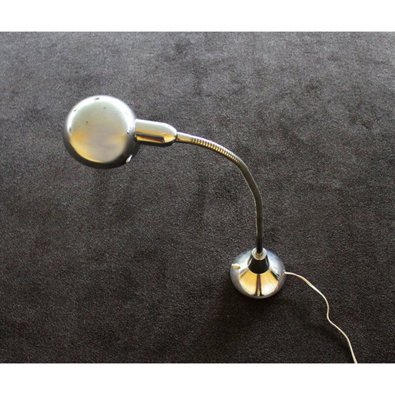 Image 1 of Alte verchromte Schreibtischlampe, 1950