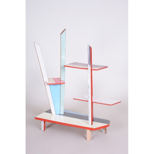 Blumenhalter aus Rotbuche und Formica, Tschechoslowakei 1950