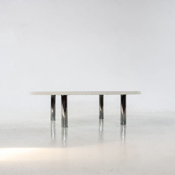 Image 1 of Chrom-Couchtisch aus den 1970er Jahren