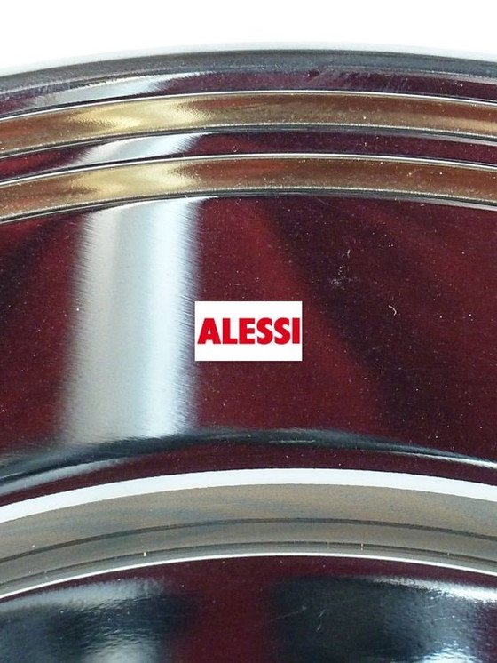 Image 1 of 4x Alessi NG 5100 Runde Bodenplatte | Edelstahl / GOLD | ETTORE SOTTSAS