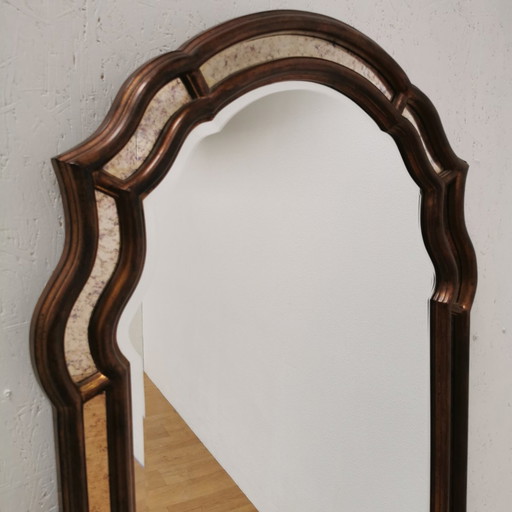 Großer Barock Rokoko, Vintage Deknudt Kaminsims-Spiegel Spiegel