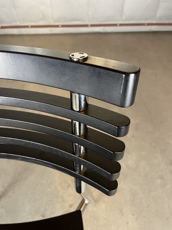 Image 1 of 4X Radius Stuhl von Thore Lassen & Soren Nielsen (Schwarz)