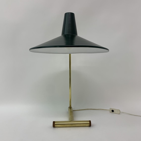 Image 1 of Seltene Messing-Tischlampe aus den Fünfzigern - 1950er Jahre