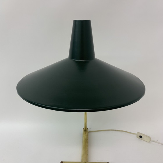 Image 1 of Seltene Messing-Tischlampe aus den Fünfzigern - 1950er Jahre