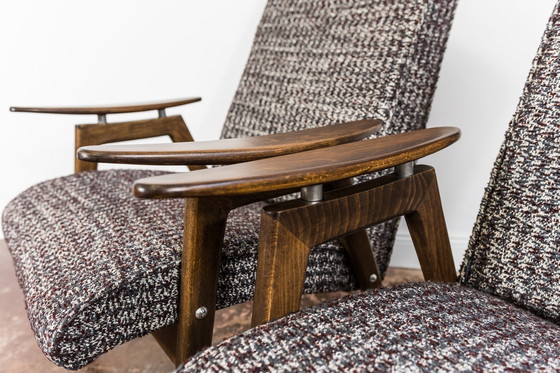 Image 1 of Paar Sessel von Jaroslav Šmídek ,Ton, Tschechoslowakei, 1960er Jahre