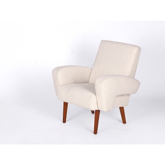 Image 1 of Vintage-Sessel aus Holz und Wolle für Jitona, 1960