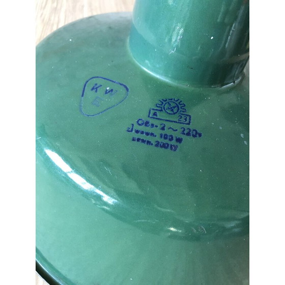 Image 1 of Industrielle Vintage-Pendelleuchte von Wilkasy A23, 1960er Jahre