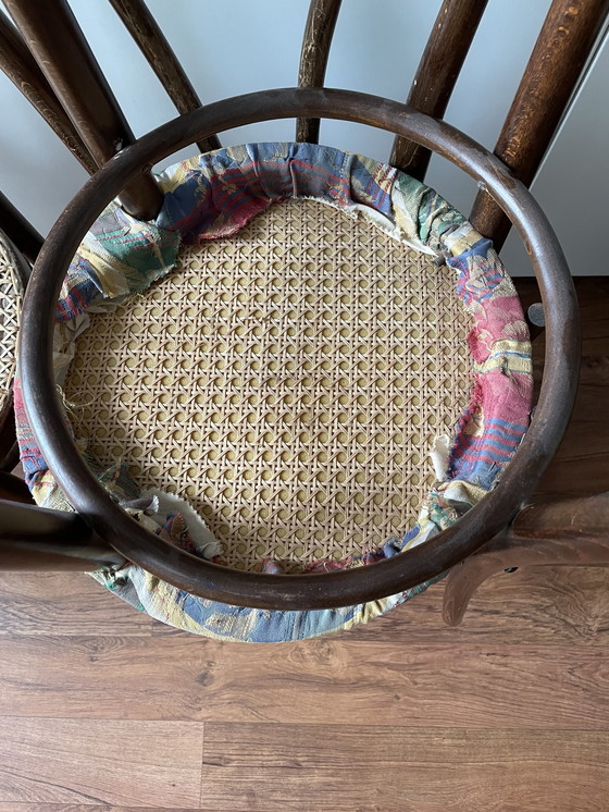 Image 1 of 8 x Thonet -Stuhl und 1 Barhocker