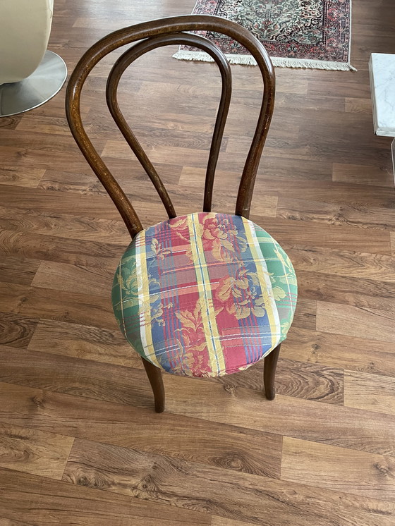 Image 1 of 8 x Thonet -Stuhl und 1 Barhocker