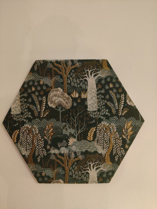 Sechseck Wanddekoration