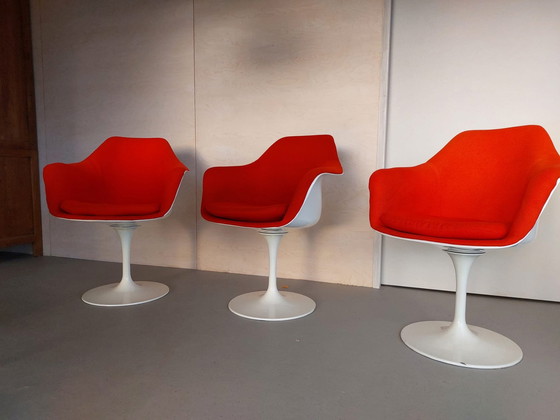 Image 1 of 3X Saarinnen Tulip Chair