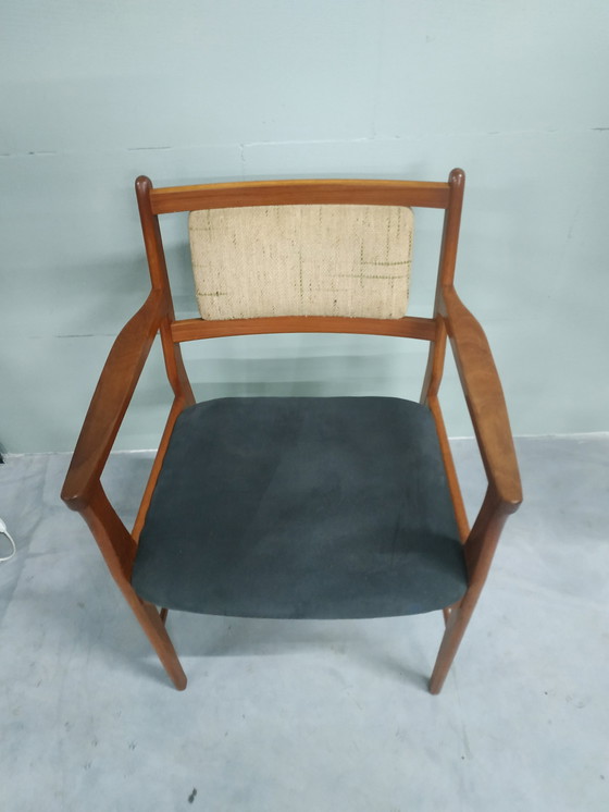 Image 1 of Dänischer Teakholz Bürostuhl im 60er Jahre Design