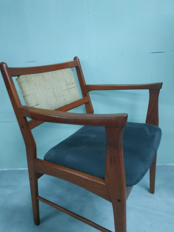 Image 1 of Dänischer Teakholz Bürostuhl im 60er Jahre Design