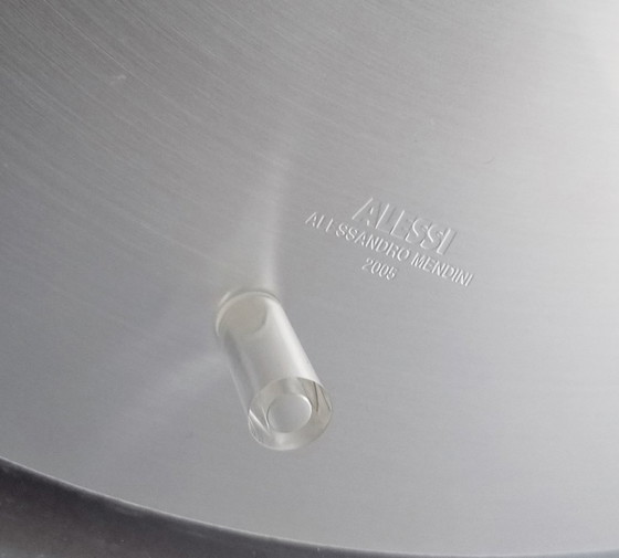 Image 1 of Alessi 'Sole' Postmoderne Rot/Schwarz Wanduhr von Alessandro Mendini 2005
