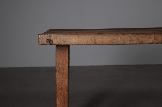 Image 1 of Popular Crafts Alter Bauernhoftisch aus massivem Kiefernholz