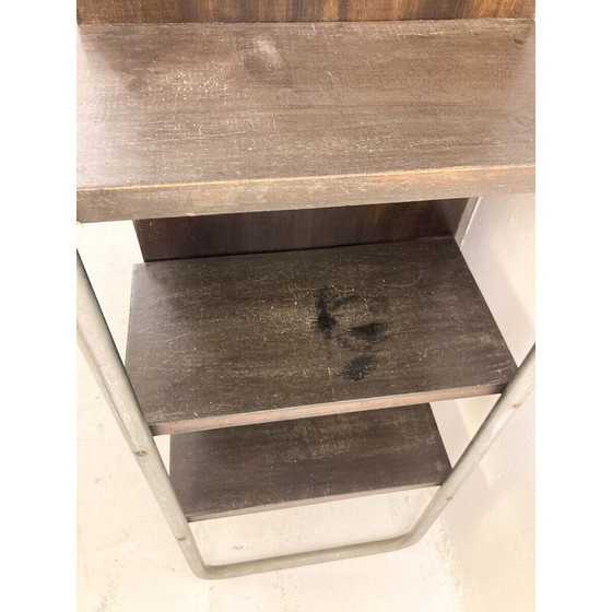 Image 1 of Vintage-Wandschrank aus Holz und Metall, 1920
