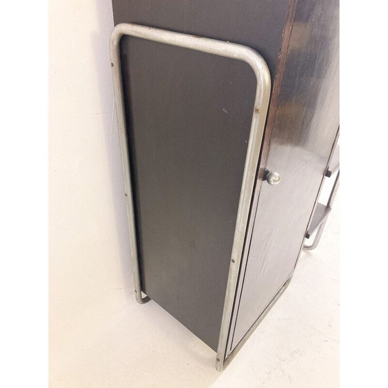 Image 1 of Vintage-Wandschrank aus Holz und Metall, 1920