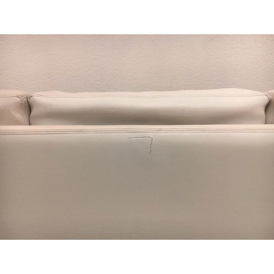 Image 1 of Weißes Skai-Sofa von Mario Scheichenbauer für Zanotta, Italien, 1965