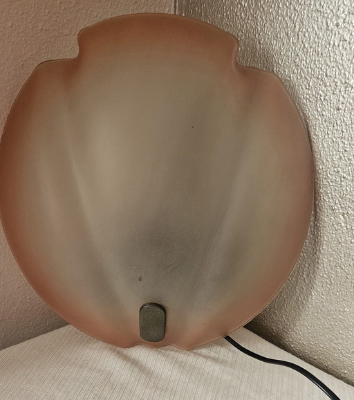 Vintage Wandlampe in Muschelform