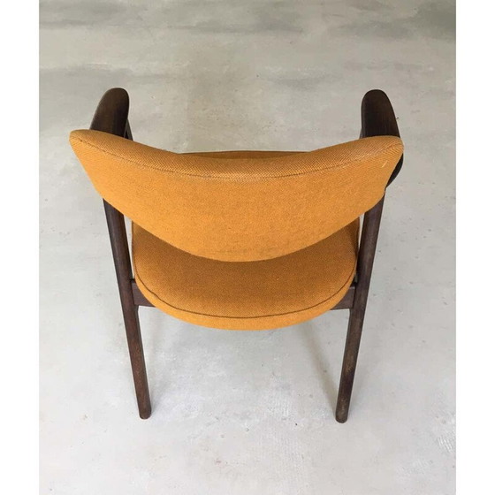 Image 1 of Vintage Schreibtischstuhl aus gegerbter Eiche Erik Kirkegaard Dänisch 1960s