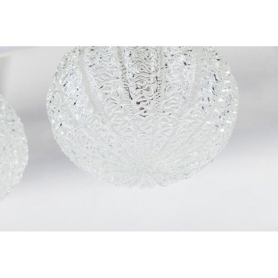 Image 1 of Vintage Glas-Hängeleuchte von Doria Leuchten, 1960er Jahre