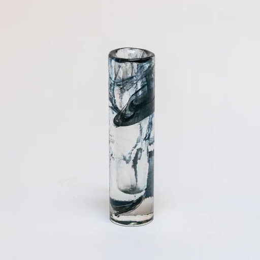 Vintage Vase aus klarem Muranoglas – vazen, Murano Glass (photo 2 of 6)