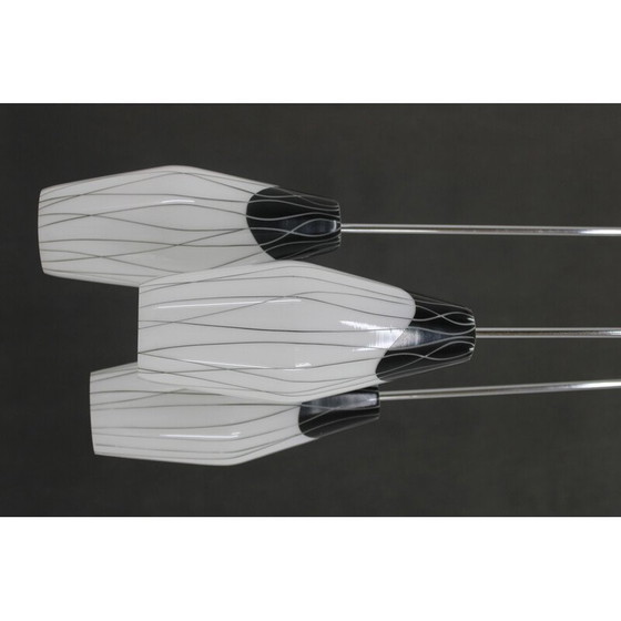 Image 1 of Hängeleuchte aus Glas, Tschechoslowakei 1970
