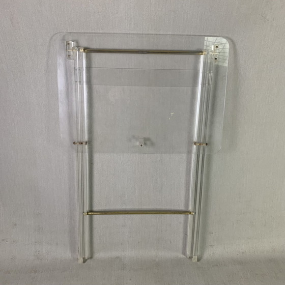 Image 1 of Plexiglas-Klapptisch, 1970er Jahre