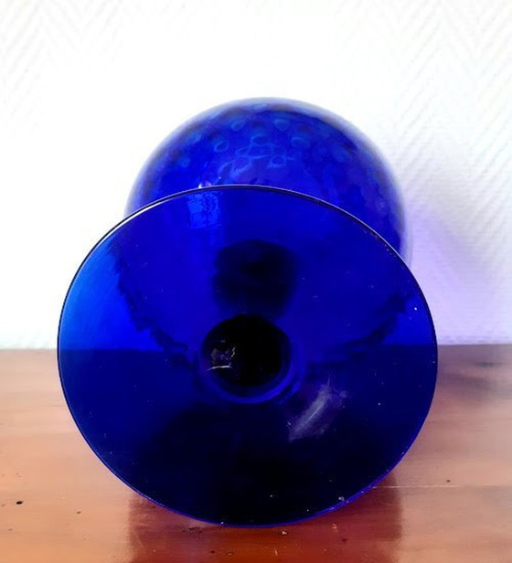 Image 1 of 2X Optische Glasvasen Empoli, Italien 1960