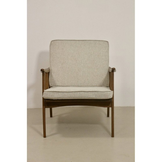 Image 1 of Skandinavischer Vintage-Sessel aus Buchenholz, 1960