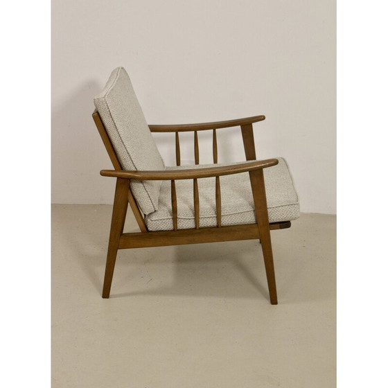 Image 1 of Skandinavischer Vintage-Sessel aus Buchenholz, 1960