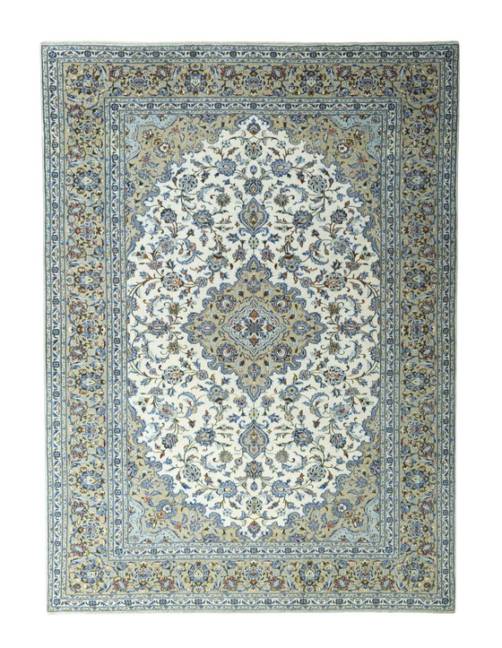 Image 1 of Handgeknüpfter Keshan Kork Orientteppich – 347 X 252 Cm