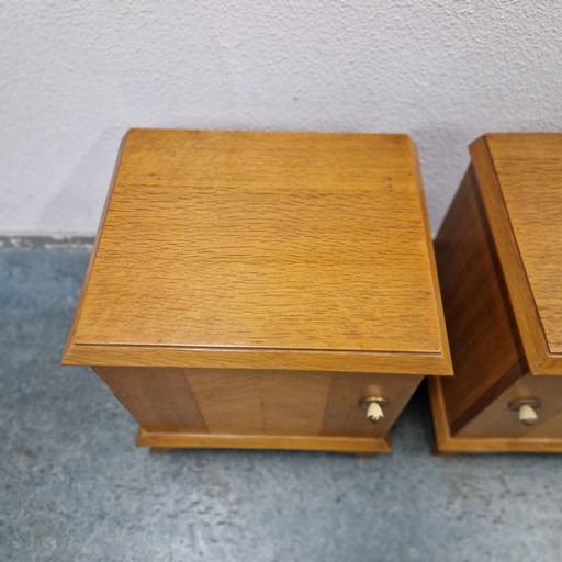 1950s 2 Vintage Nachttische