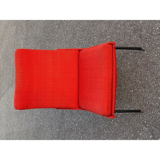 Image 1 of Roter Vintage-Sessel von Pierre Guariche, 1958