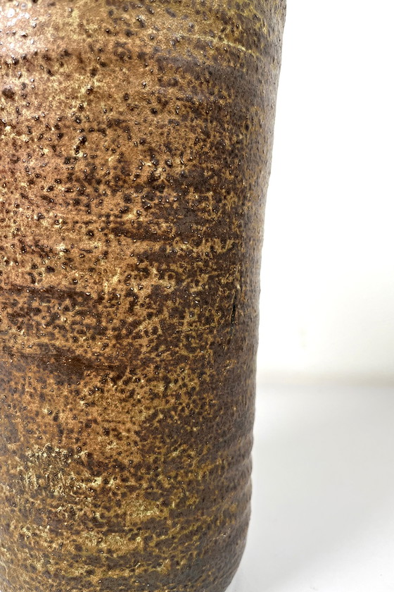 Image 1 of Gedrehte Vase aus Steingut von Mobach