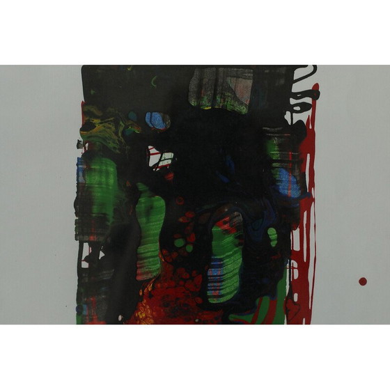 Image 1 of Vintage-Gemälde auf Papier von Rosario Calì, 1960