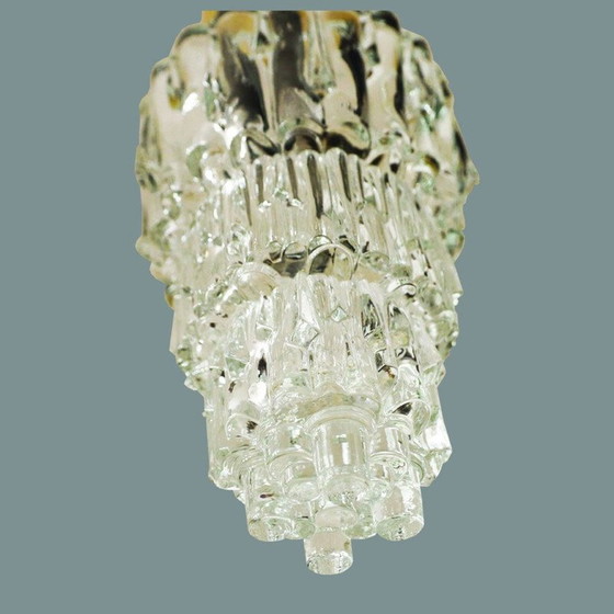 Image 1 of Vintage-Pendelleuchte aus Blasenglas von Helena Tynell für Glashütte Limburg, Deutschland 1960er Jahre