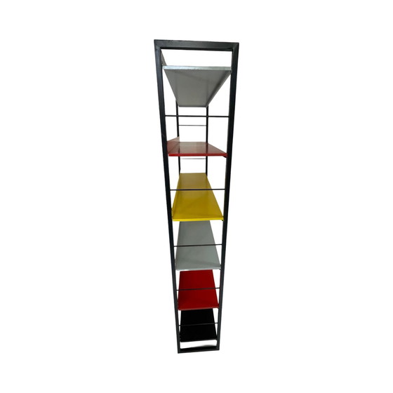 Image 1 of Tomado Holland - Modulair Wandsystem / Bücherregal - Sehr groß - Multicolor - Metall - Niederlande, ca. 1960er Jahre