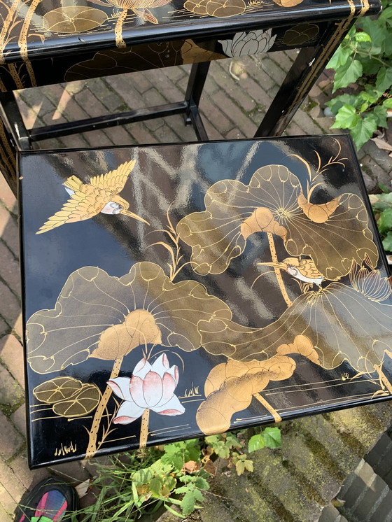 Image 1 of Antike japanische Lacktische