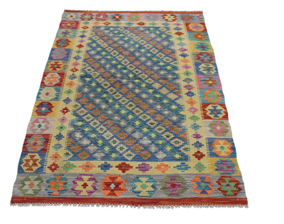 Image 1 of Original Old Style Kelim Afghan 153 X 101 Cm Top Zustand