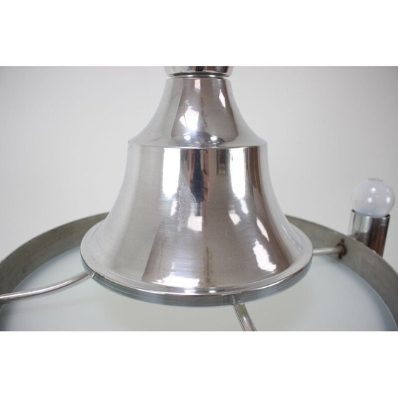 Image 1 of Vintage-Kronleuchter aus Metall und Glas, Tschechoslowakei 1940